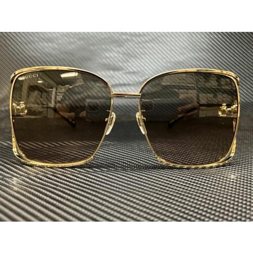 Gucci sunglasses  - Gold Frame, Green Lens 0