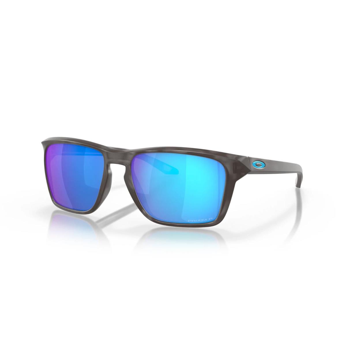 Oakley Sylas Polarized Sunglasses OO9448-2857 Black Tortoise W/ Prizm Sapphire