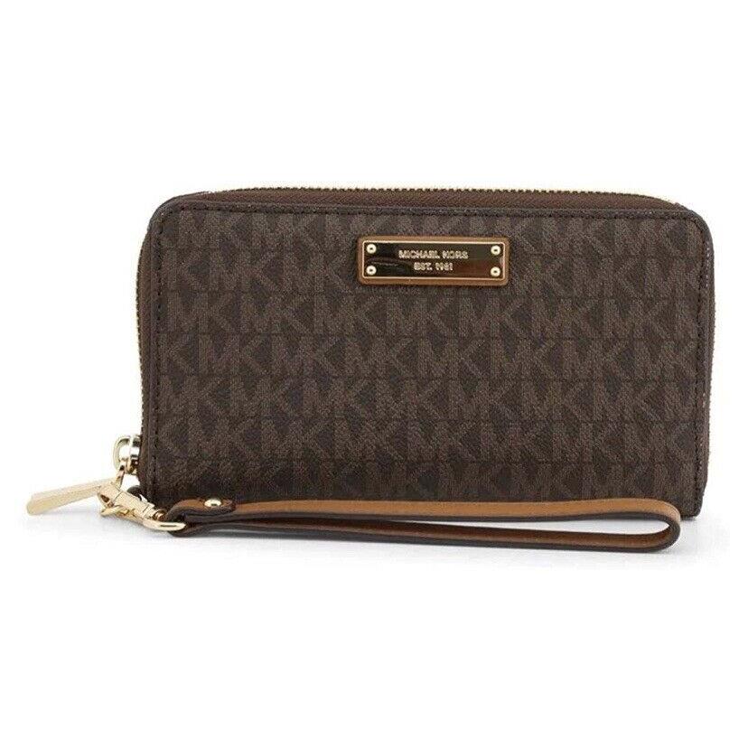 Michael Kors Double Zip Wristlet Wallet