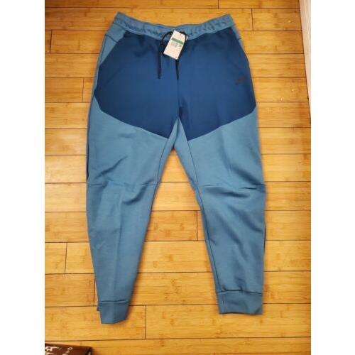Nike Tech Fleece Slim Fit Jogger Pants Sz Xl- Men CU4495 469 Blue