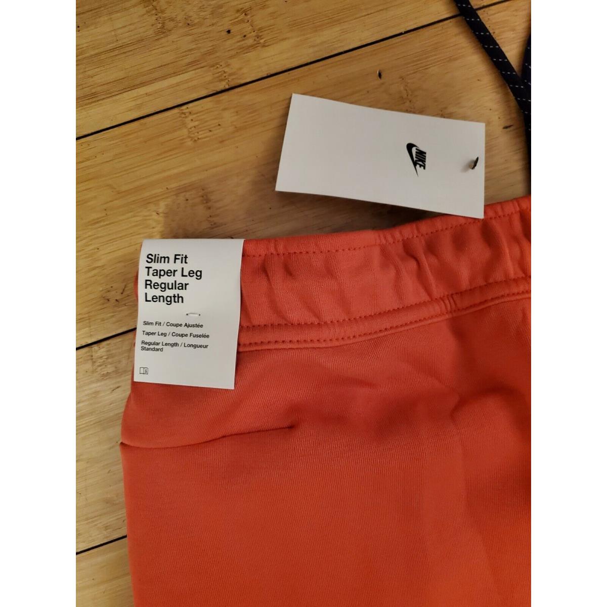 Nike Sportswear cheapest Tech Fleece Tapered Joggers Lobster Red Men's Large CU4495-605