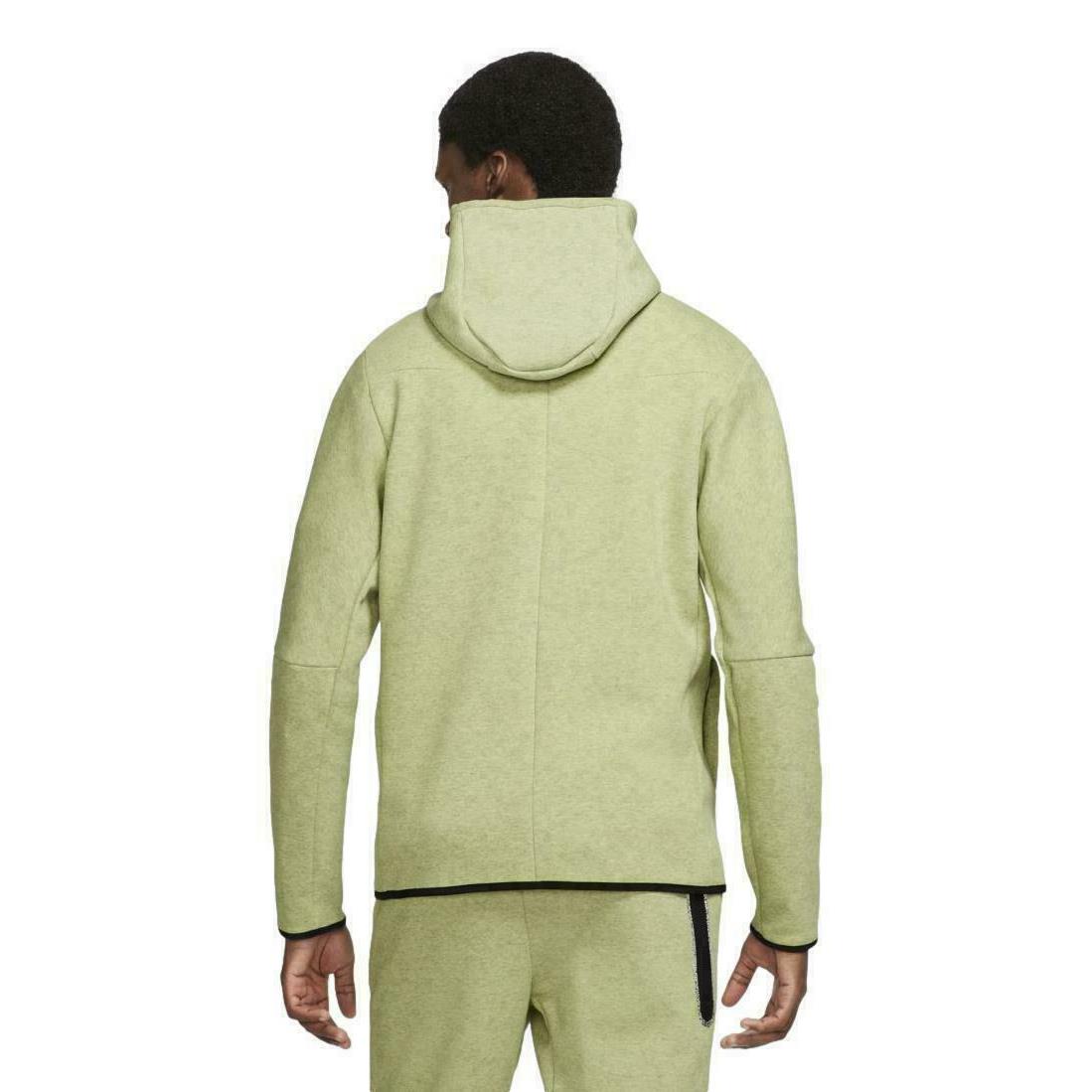 Nike Sportswear Tech Fleece Revival Hoodie Lime Green DD4688 303 Men`s Size M