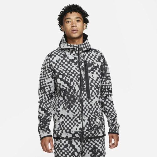 Nike Sportswear Tech Fleece Full Zip Hoodie Sweatshirt DD4684 070 Men s Medium