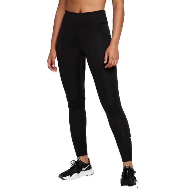 Nike M Women`s One Therma-fit Mid Rise Yoga/running Leggings-black DD5475