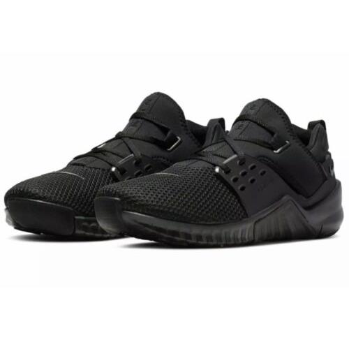 Nike Free Metcon 2 Cross Training Shoes Mens Size 12 All Triple Black AQ8306 002