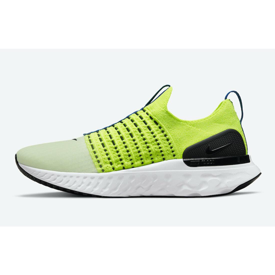 Nike shoes React Phantom - Volt Green Black White 1
