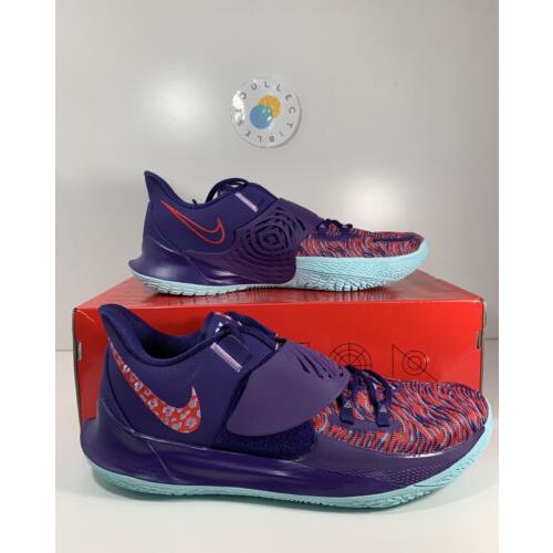 Nike Kyrie Low 3 Orchid CJ1286-500 Purple Basketball Shoes Men s Size 18