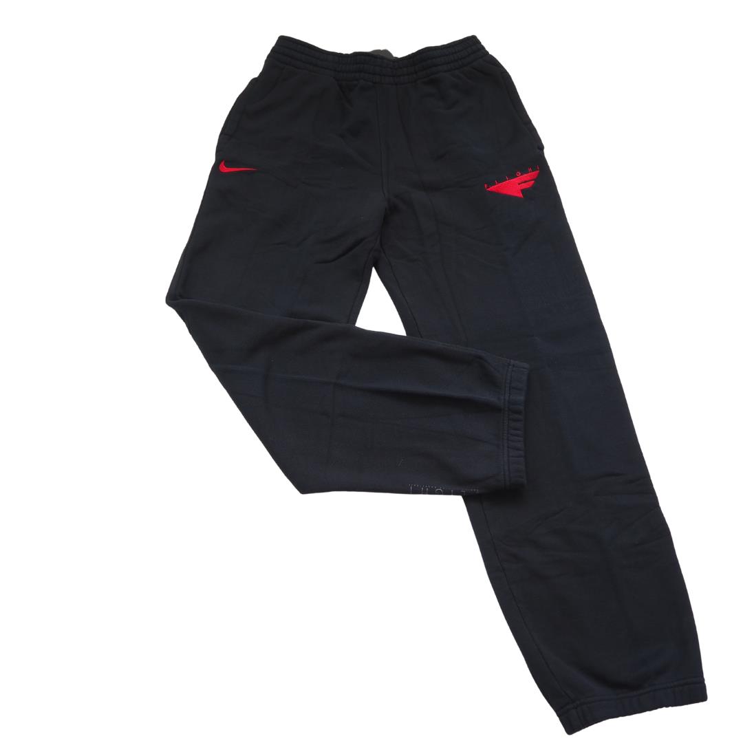 Nike Flight Basketball Vintage Fleece Men Pants Heather Black 406112 010 Size M