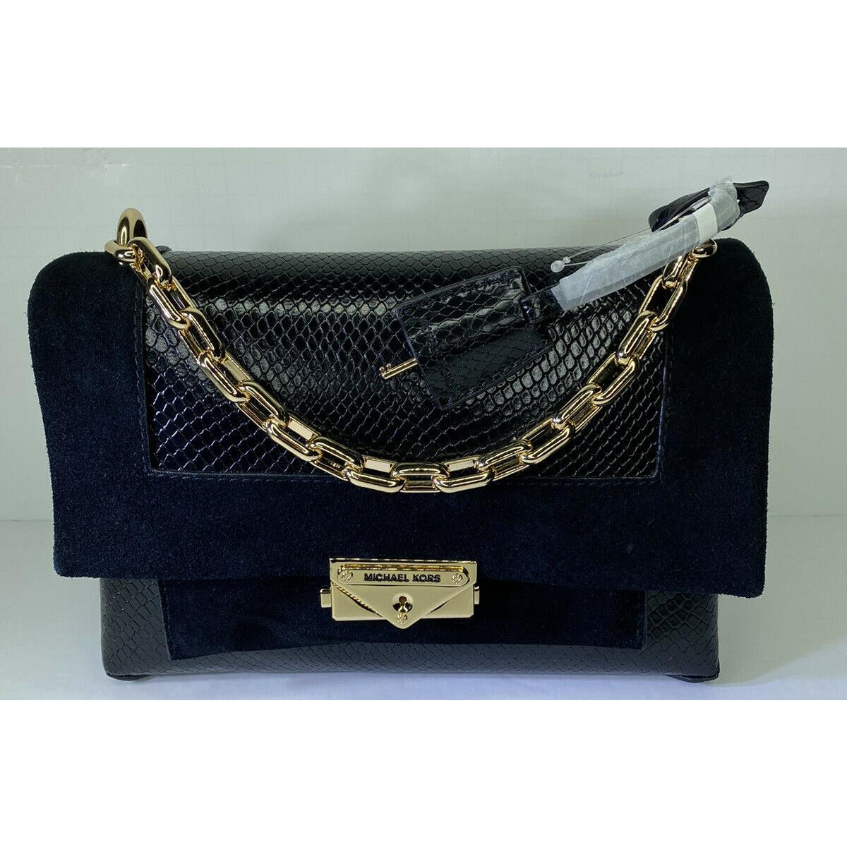 Michael Kors Cece Medium Chain Shoulder Handbag Black - Michael Kors bag -  087810026048 | Fash Brands