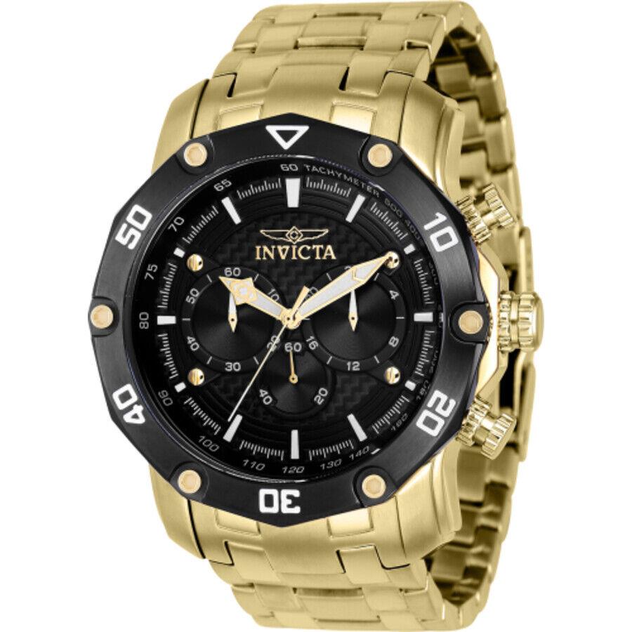 Invicta Pro Diver Chronograph Quartz Black Dial Men`s Watch 37725