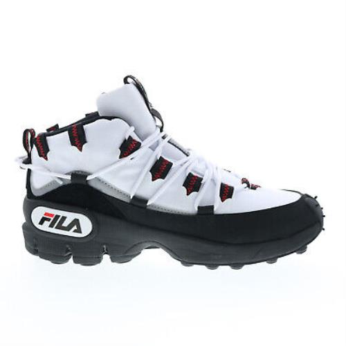 Fila Grant Hill 1 X Trailpacer Mens White Leather Athletic Hiking Shoes