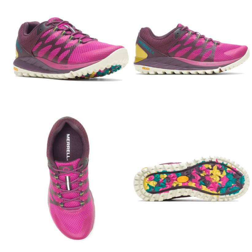 Merrell Antora 2 Fuchsia Sneaker Trail Running Shoe Women`s Sizes 6-11/NEW