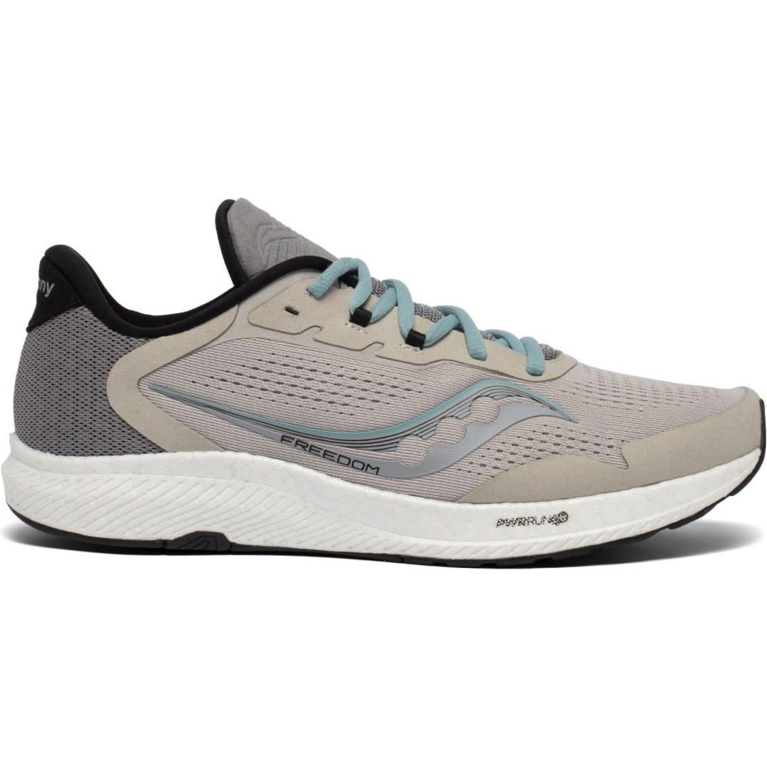 Saucony Freedom 4 Men`s Athletic Running Shoes - S20617 Stone/Alloy