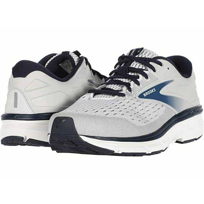 Brooks Dyad 11 Antarctica/grey/peacoat Men`s Running Shoes Size 8.5 D N1062