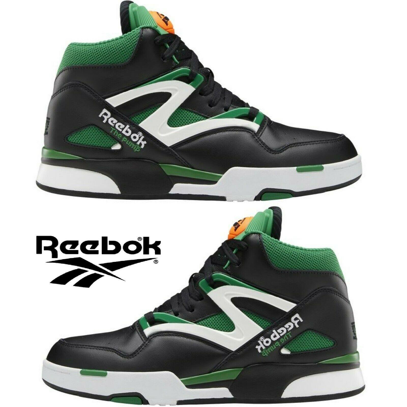 Reebok Pump Omni Basketball Shoes Men`s Sneakers Running Casual Sport Black