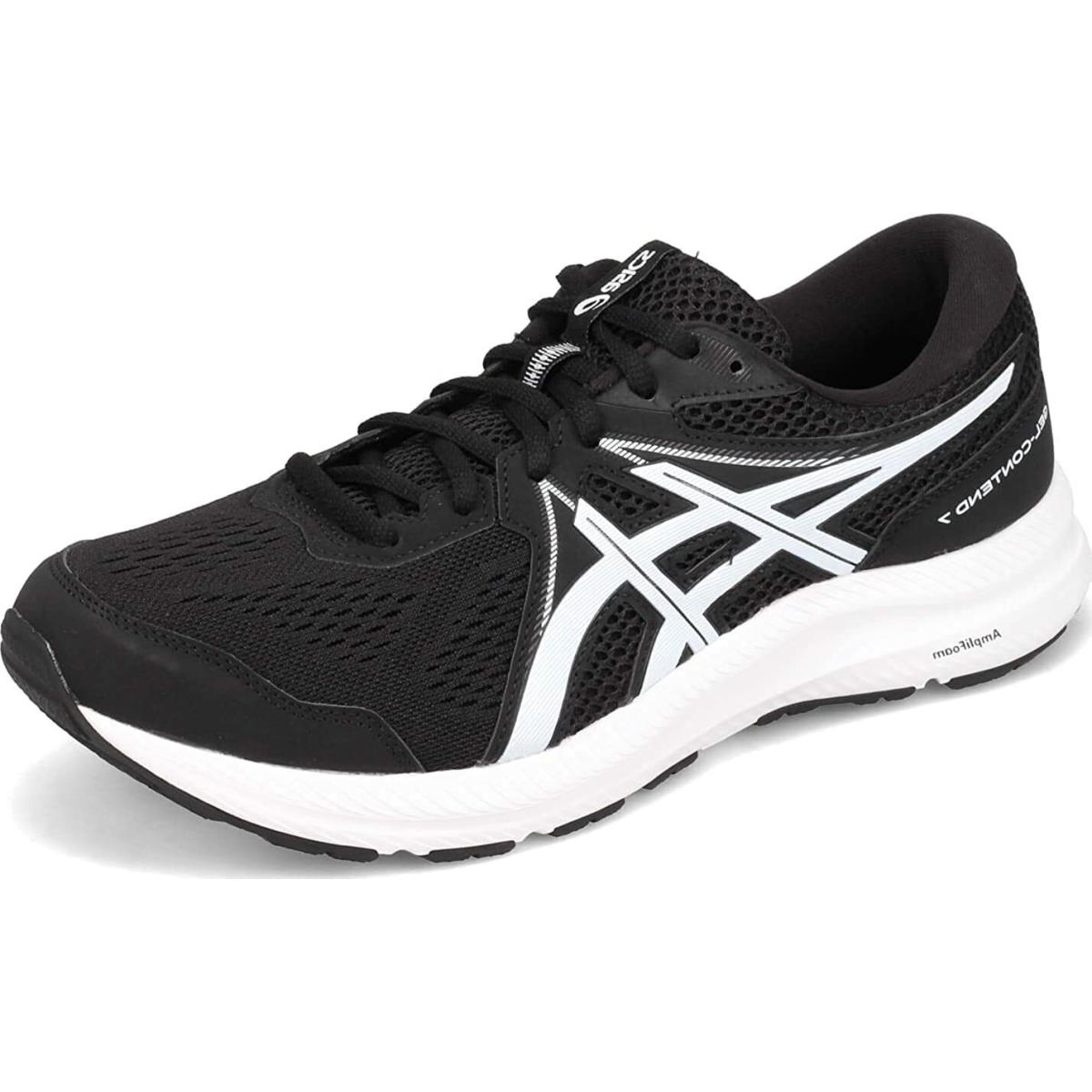 Asics Mens Gel-contend 7 Running Shoe 1011B039 002 Black/white Size 8.5 Wide