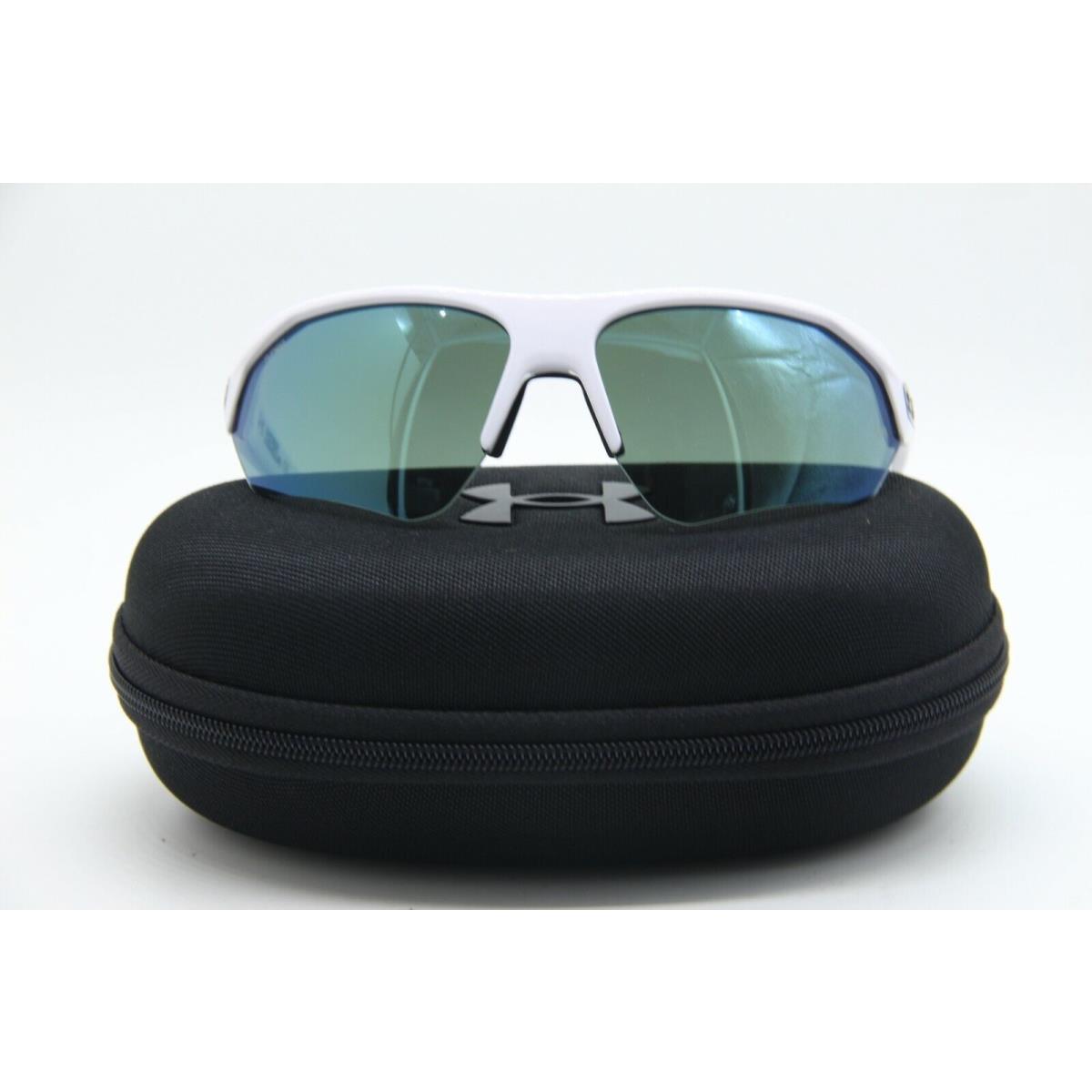 Under Armour sunglasses  - Frame: WHITE BLACK, Lens: Green 0