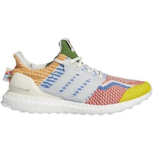 Adidas Ultraboost 4.0 Dna Pride White/red/yellow Running Shoes Men`s Size