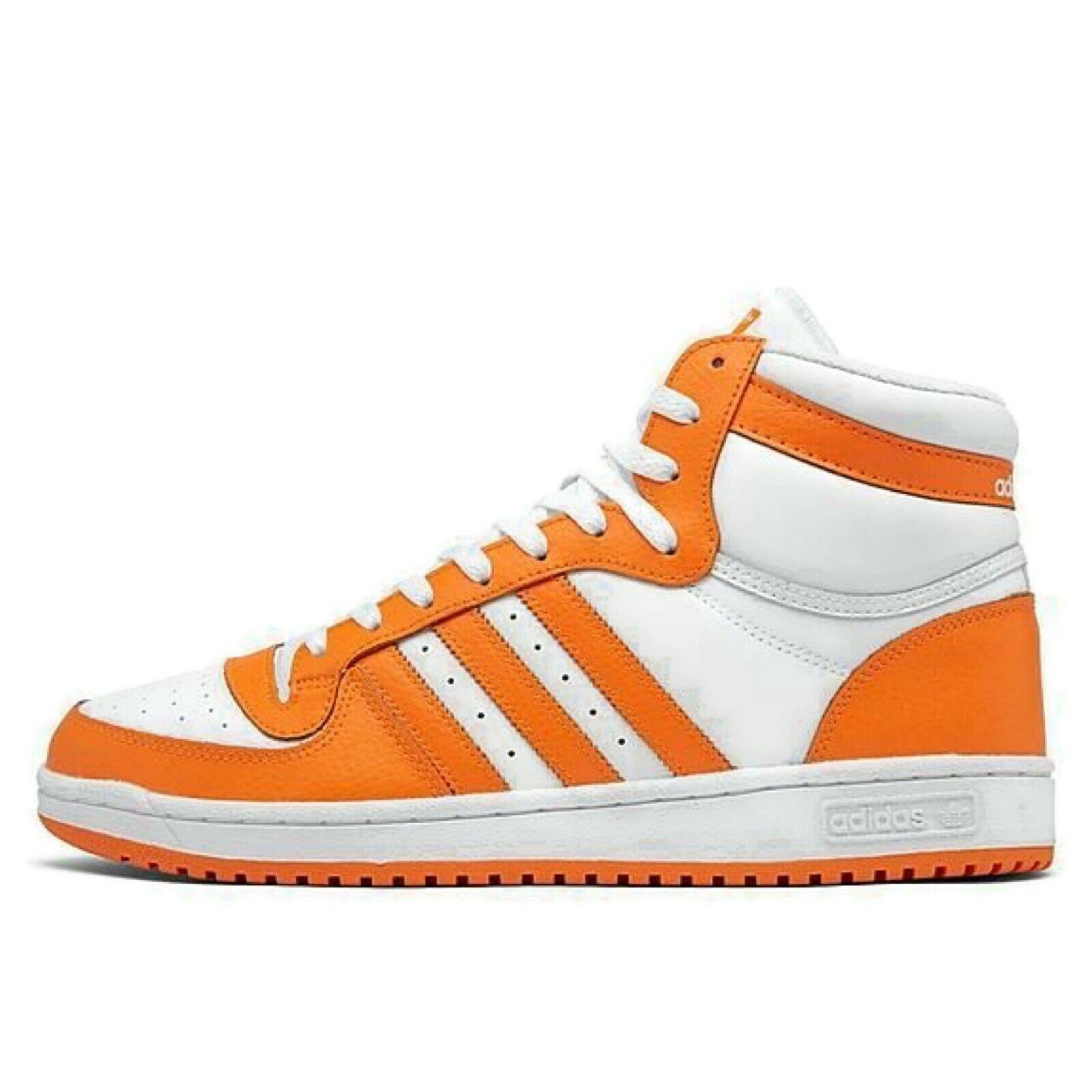 Adidas shoes Ten - White , White/Orange Manufacturer 10