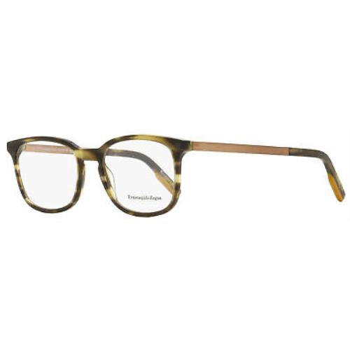 Ermenegildo Zegna Rectangular Eyeglasses EZ5143 055 Striped Brown/bronze 53mm 51