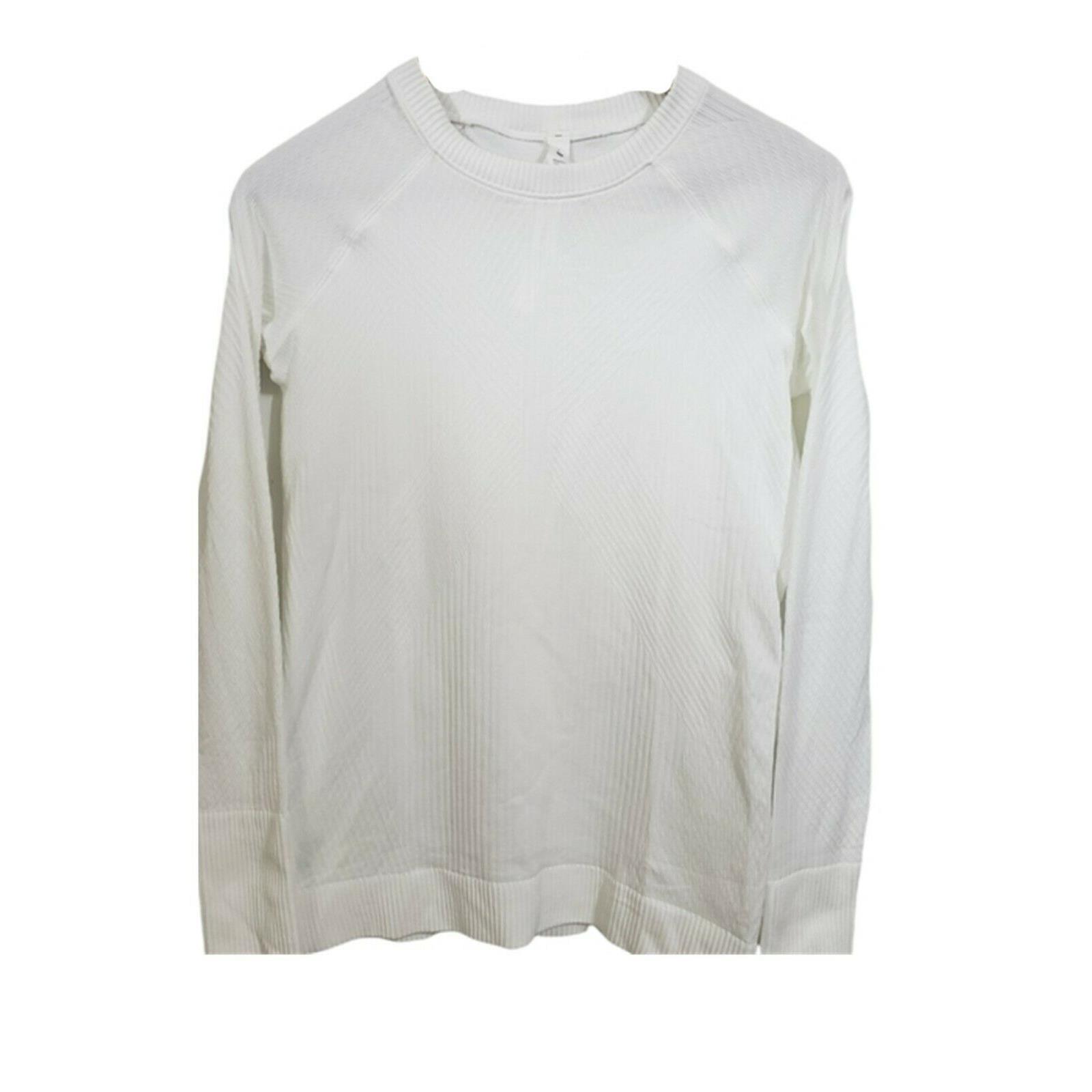 Lululemon Rest Less Pullover Long Sleeve White- Size 6