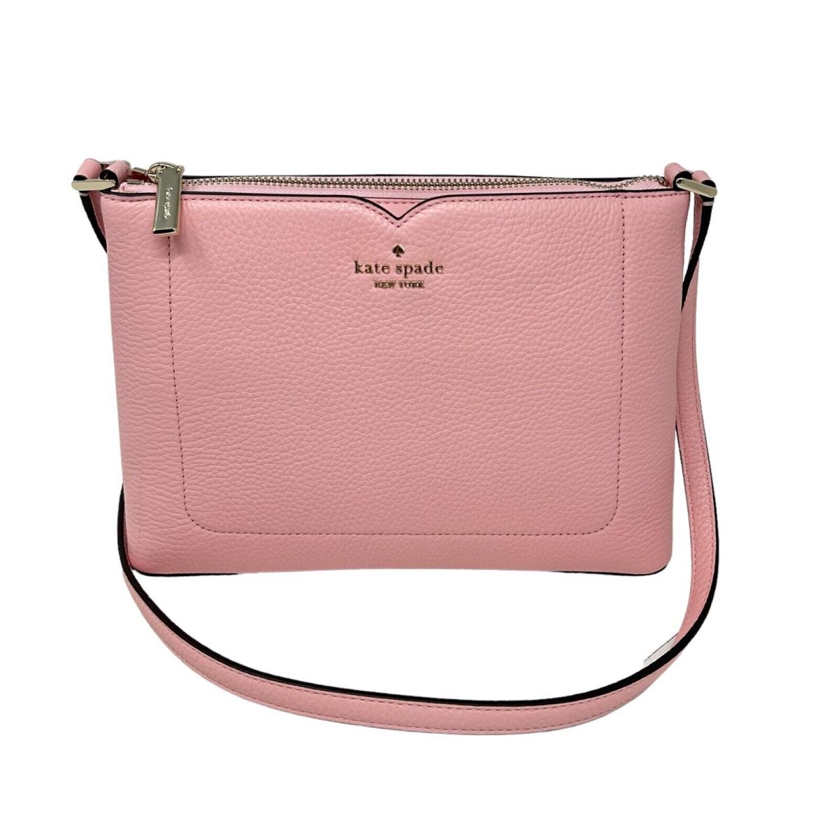 Kate Spade Harlow Tea Rose Pebbled Leather Crossbody Bag WKR00058