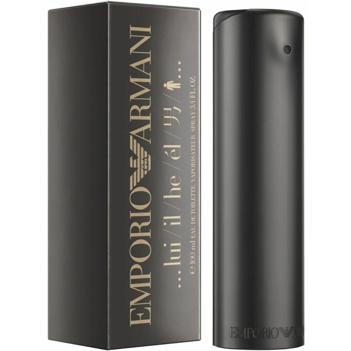 Emporio Armani He by Giorgio Armani Cologne For Men Edt 3.3 / 3.4 oz