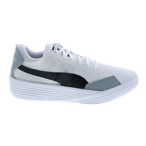 Puma Clyde All-pro Team 19550902 Mens White Athletic Basketball Shoes