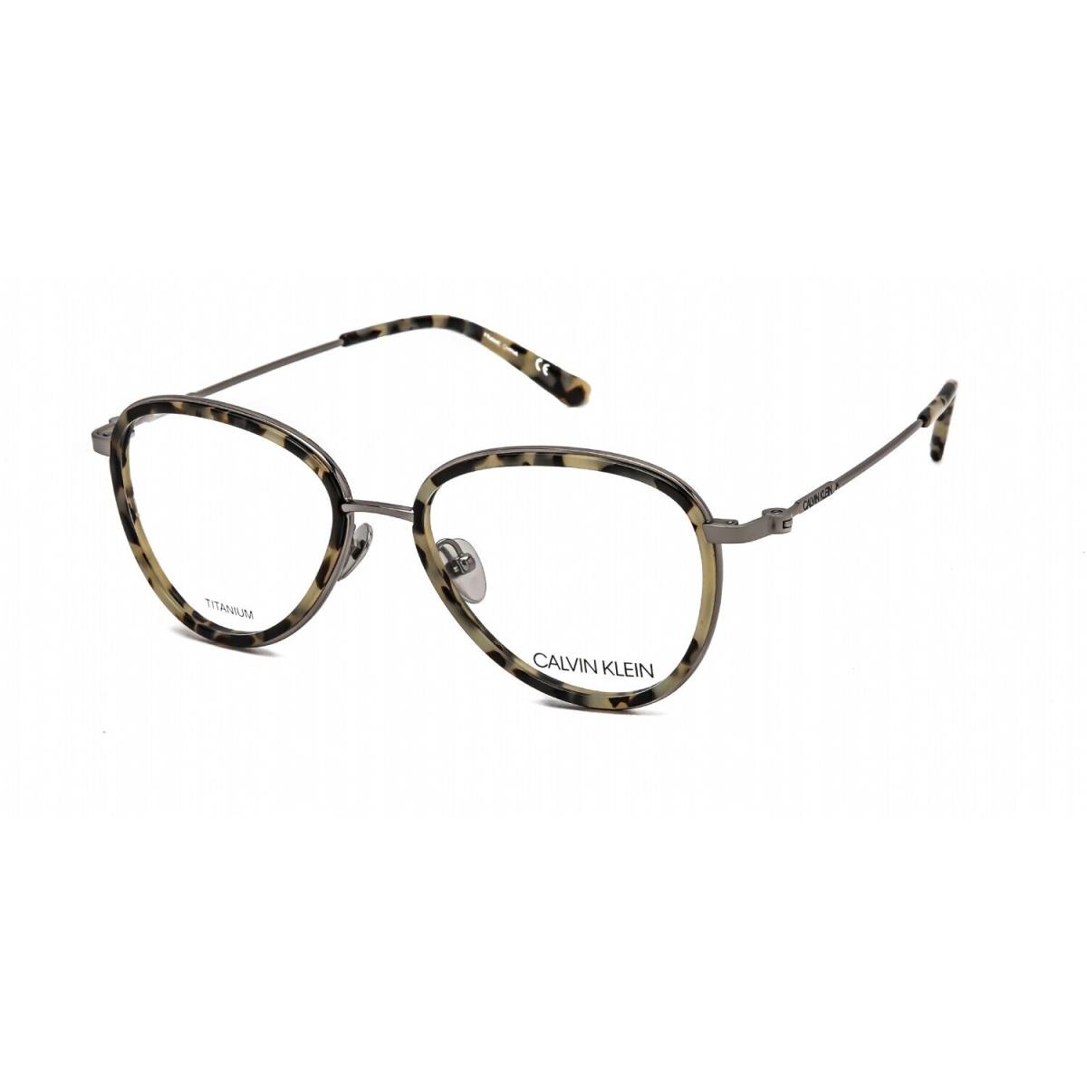 Calvin Klein CK20106 106 Eyeglasses Cream Tortoise Frame 53 Mm