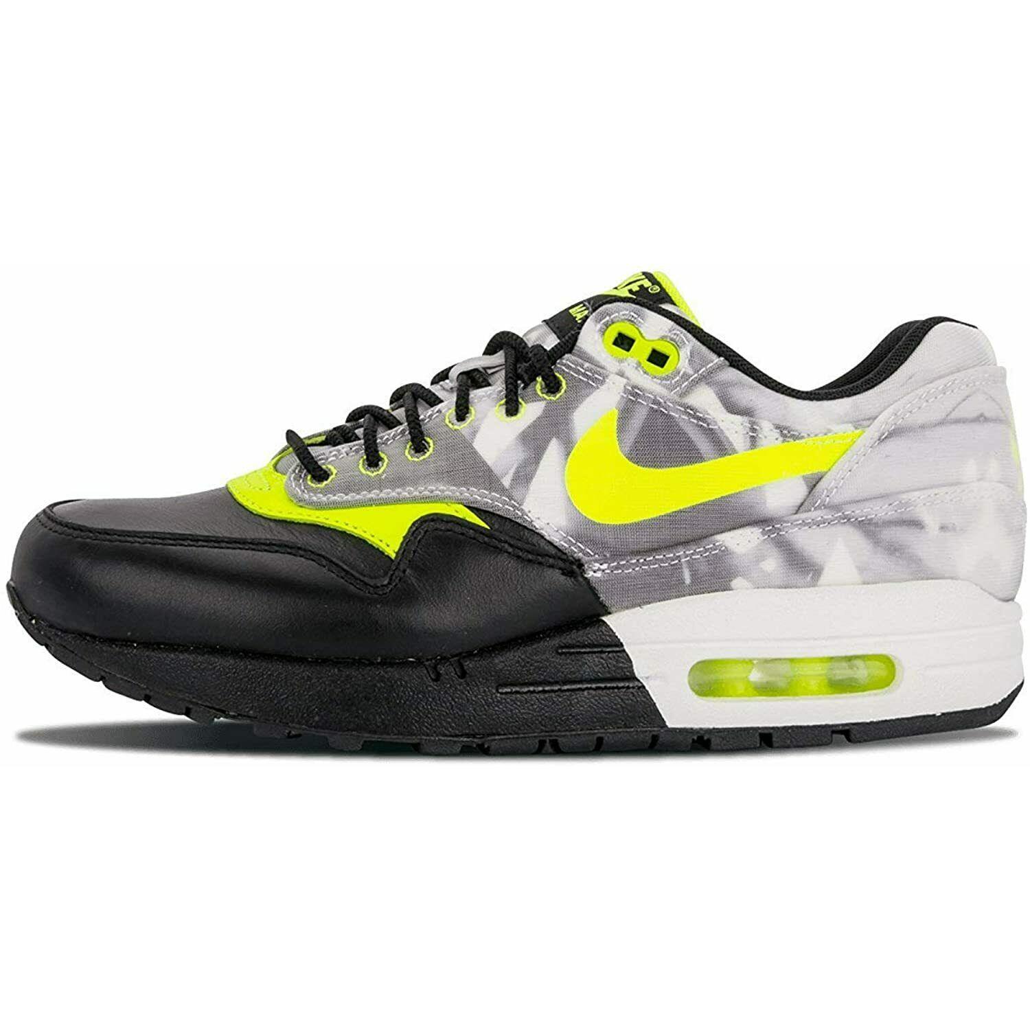 Nike Air Max 1 FV QS Black/grey/white Running Shoes 677340 001 Women Size 8