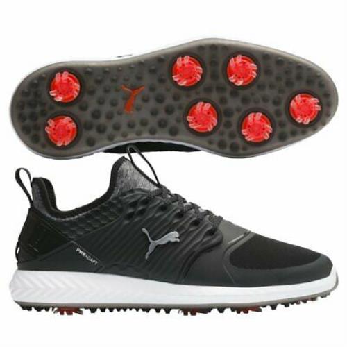 black puma ignite golf shoes