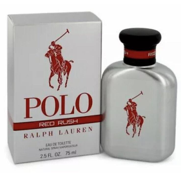 Ralph Lauren Polo Red Rush Men`s 2.5oz/ 75mL. Edt Spray