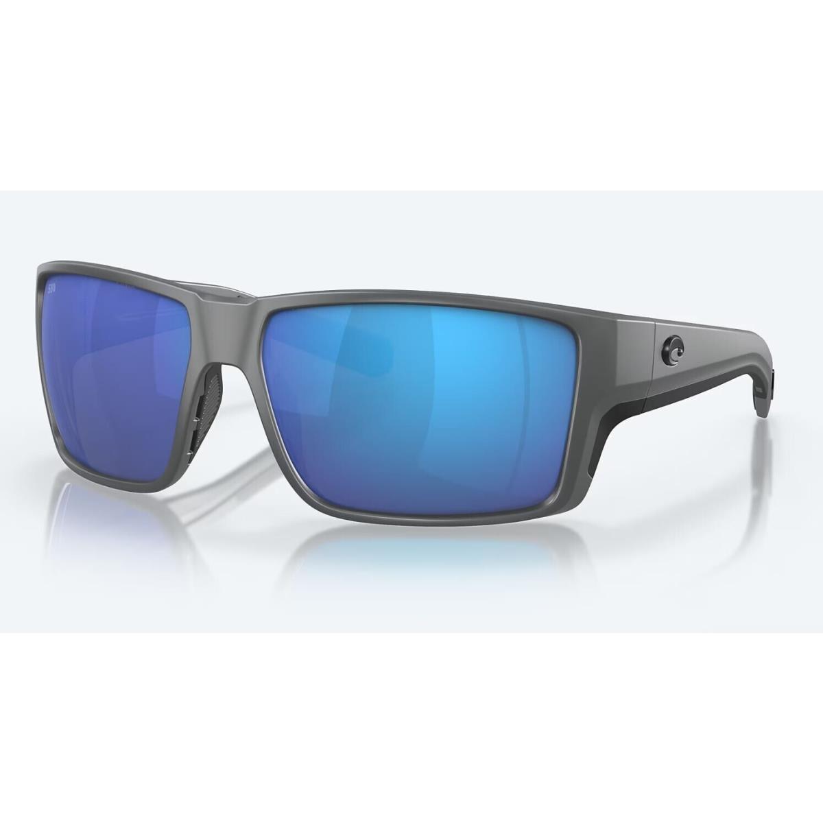 Costa Del Mar Reefton Pro Matte Gray / Blue Mirror Polarized Glass 580G