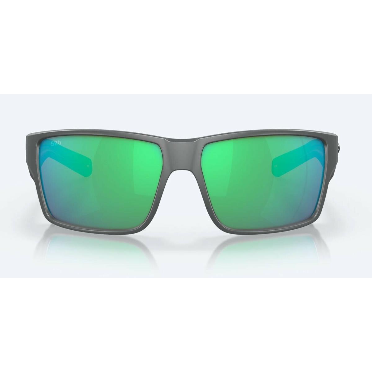 Costa Del Mar Reefton Pro Matte Gray / Green Mirror Polarized Glass 580G