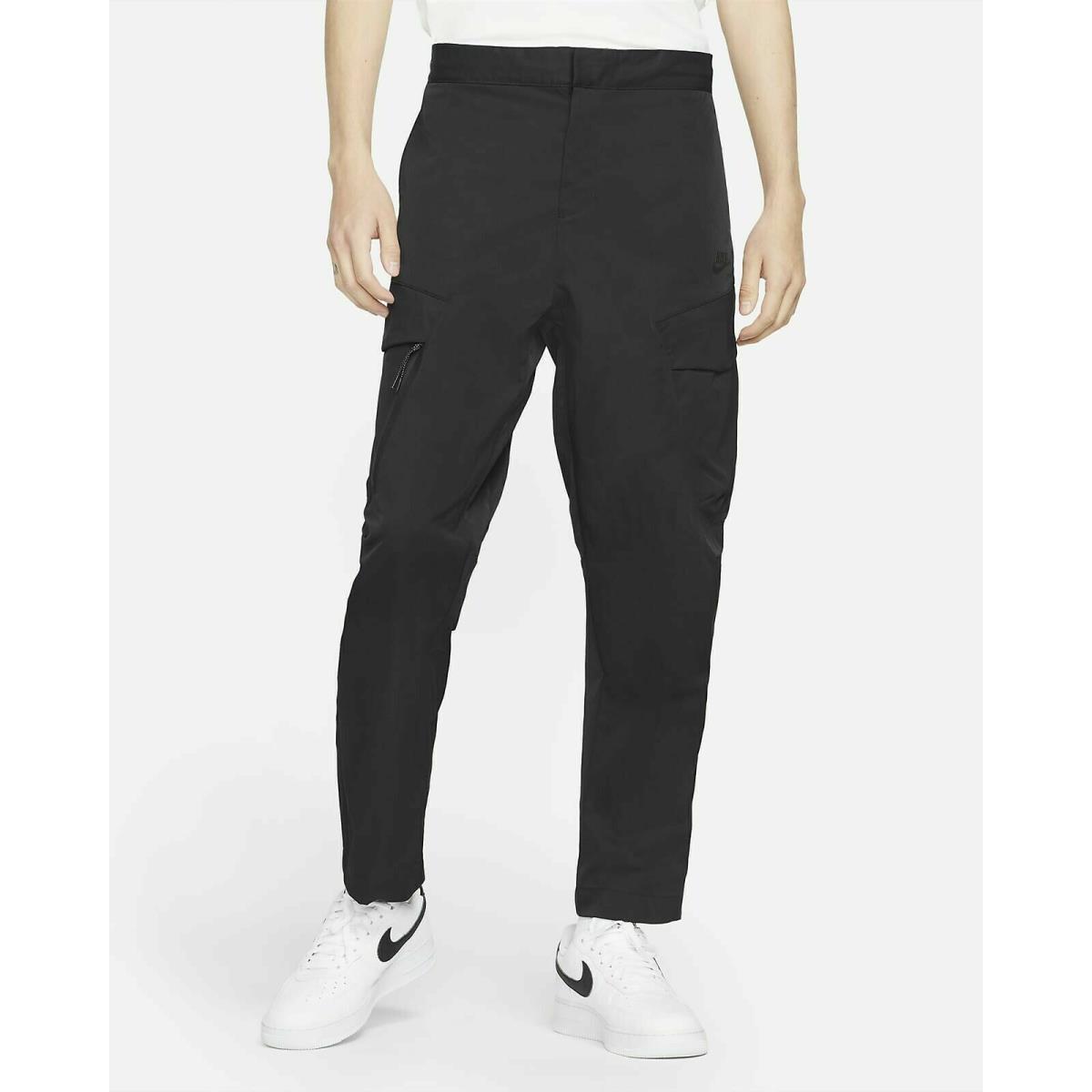 Nike Sportswear Tech Essential Woven Unlined Cargo Pants Blk Mens 28 DH3866-010