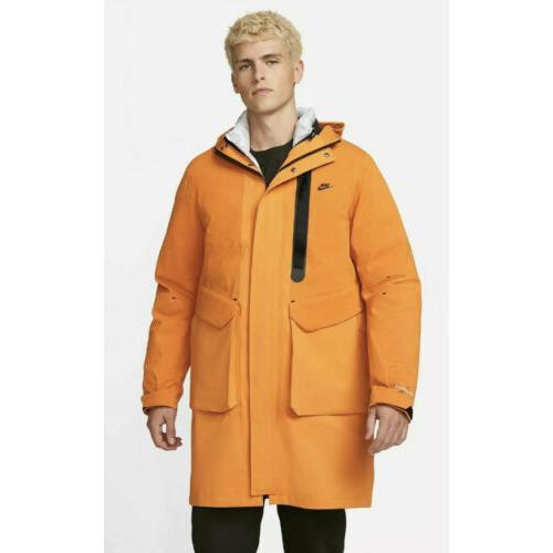 Nike 3-in-1 Men`s Size XL Storm-fit Orange Adv Tech Pack Jacket Parka DD6606-736