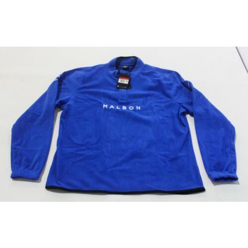 Nike x Malbon Men`s Therma Victory Half Zip Olc Jacket F/w 21 CD4 Blue Large