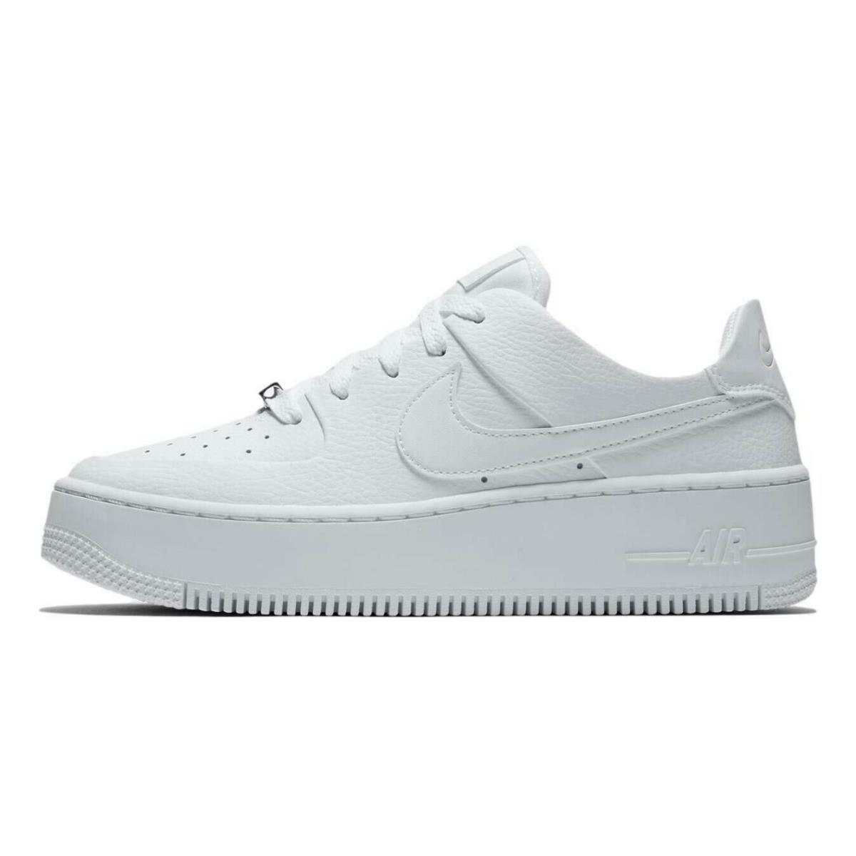 Nike Air Force 1 Sage Low Women s Sz 9 Triple White Shoes AR5339 100 - White
