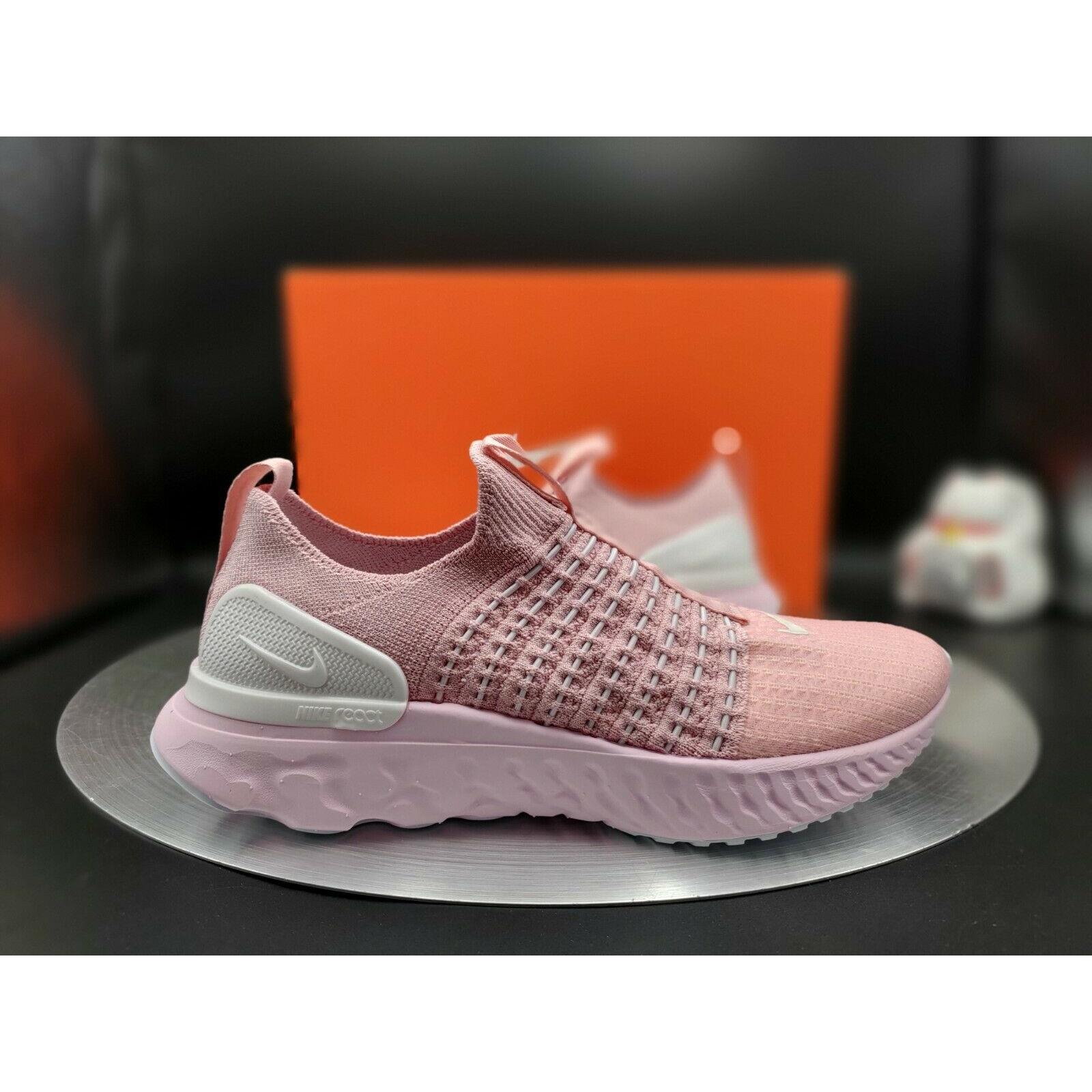 nike react phantom run flyknit 2 pink glaze