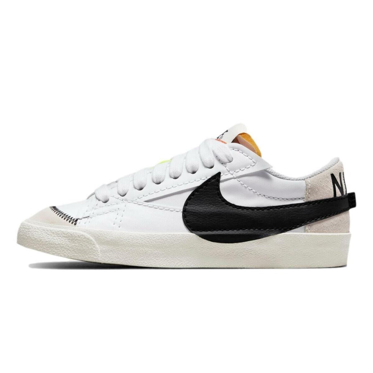 Size 11 - Nike Women`s Blazer Low `77 Jumbo `white Black` Shoes DQ1470-101 - White