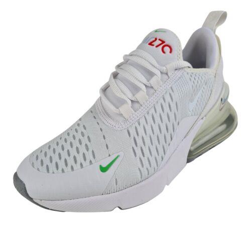Nike Air Max 270 GS White Running Sneakers DM9474 100 Size 4 Y = 5.5 Women
