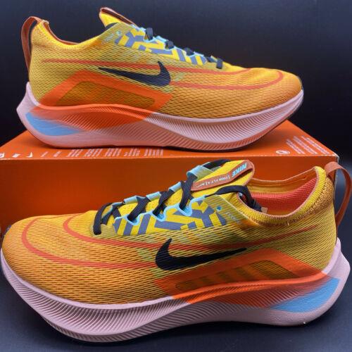 mens nike running shoes orange