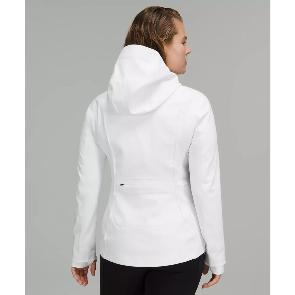 lululemon white running jacket