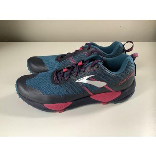 Brooks Cascadia 13 Women`s Trail Running Shoes - Multicolor - Sz 10