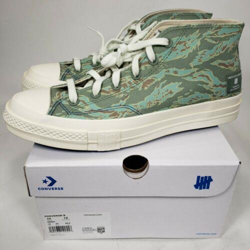 Converse Chuck 70 Mid Undefeated Mens Size 10 Green Camo Shoes 172397C