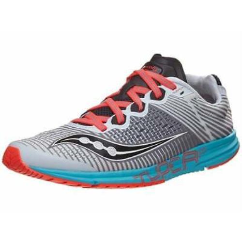 Saucony Women`s Type A8 Running Shoes White/red/blue 8 B M US