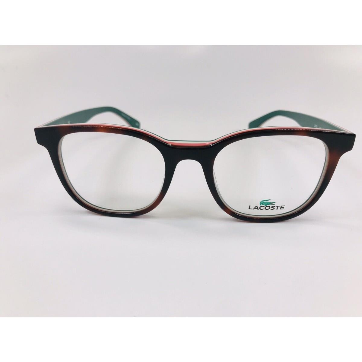 Lacoste eyeglasses  - 214 , Dark Havana & Multi Colored Layers Frame 1