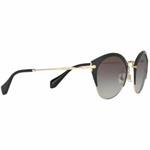Miu Miu sunglasses  - Black, Pale Gold Frame, Grey Lens