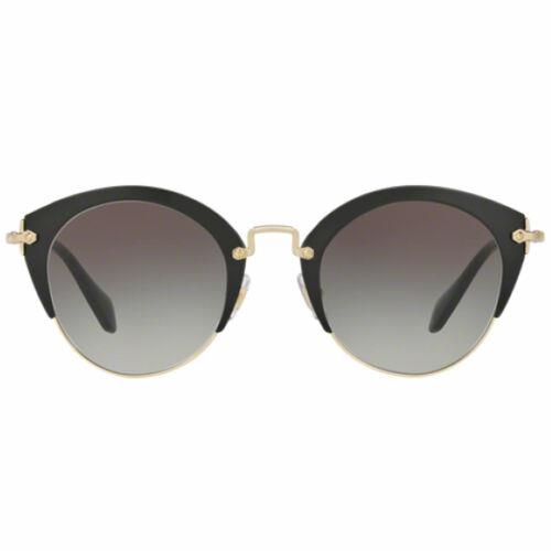 Miu Miu sunglasses  - Black, Pale Gold Frame, Grey Lens