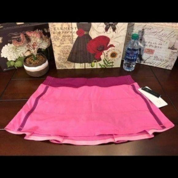 Lululemon Pace Rival Skirt Skort Pink Paradise Size 12